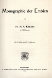 Monographie der Embien.