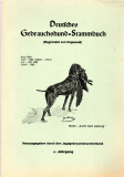 Deutsches Gebrauchshund-Stammbuch.