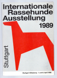 Internationale Rassehunde Ausstellung 1989 (Umschlagtitel).