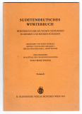 Sudetendeutsches Wörterbuch.