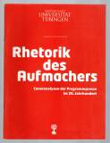 Rhetorik des Aufmachers.