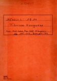 Fibrinae Hungariae.