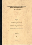 Computergestützte Arealanalysen pleistozäner Säugetiervergesellschaftungen.