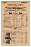 General-Anzeiger für zu Eisenbahn-, Canalbau, Ziegeleien und Steinbrüchen verwendbare Materialien.