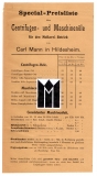Carl Mann in Hildesheim.