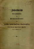 Jahresbericht des Anwalts des Reichsverbandes der deutschen landwirtschaftlichen Genossenschaften.