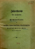 Jahresbericht des Anwalts des Reichsverbandes der deutschen landwirtschaftlichen Genossenschaften.