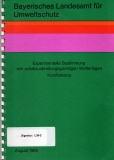 Experimentelle Bestimmung von schallausbreitungsgünstigen Wetterlagen.