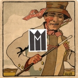 Oberlausitzer Sorbe als Hochzeitsbitter in Festtagskleidung.