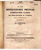 Domgymnasium zu Naumburg a. S. -