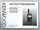 Kenwood Instruction Manual.
