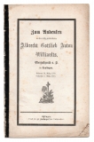 Zum Andenken an den selig vollendeten Albrecht Gottlieb Anton Williardts, Oberjustizrath a. D. in Esslingen.