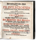 Würtembergisches Klee-Blatt dreyer Privilegiorum