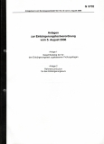 Anlagen zur Einbürgerungstestverordnung vom 5. August 2008.
