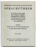 Kurzer deutsch-russischer Sprachführer.