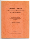 Beiträge und Bemerkungen zur Insektenfauna Unterfrankens.