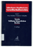 Verein, Stiftung bürgerlichen Rechts.