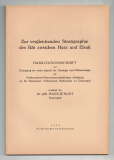 Zur vergleichenden Stratigraphie des Rät zwischen Harz und Elsaß.