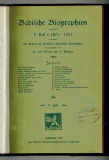 Badische Biographien.