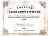 Kirchliche OrgelCompositionen