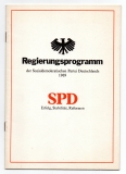 Regierungsprogramm der Sozialdemokratischen Partei Deutschlands 1969.