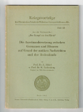 Die Auseinandersetzung zwischen Germanen und Römern auf Grund der antiken Nachrichten und der Bodenfunde.