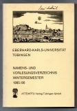Eberhard-Karls-Universität Tübingen.
