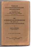 Die Städtische Milchversorgung und Ulm a. D. in Vergangenheit und Gegenwart.