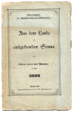 Aus dem Lande der aufgehenden Sonne.
