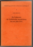 Die Frühdrucke der Hofbibliothek Aschaffenburg bis zum Jahr 1550.