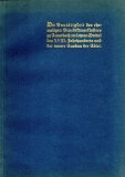 Die Bautätigkeit des ehemaligen Benediktinerklosters zu Amorbach im letzten Drittel des XVIII. Jahrhunderts und der innere Ausbau der Abtei.