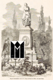 Mozarts Grabdenkmal auf dem St. Marxer Friedhofe bei Wien, von Hans Gasser.