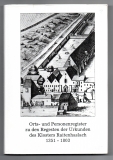 Orts- und Personenregister zu den Regesten der Urkunden des Klosters Raitenhaslach 1351-1803.
