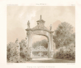 Eingang zum Jagdschloss Kl. Glienecke bei Potsdam.