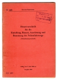 Dienstvorschrift für die Einteilung, Bauart, Ausrüstung und Benutzung der Nebenfahrzeuge.
