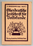 Oberdeutsche Zeitschrift für Volkskunde.