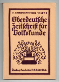 Oberdeutsche Zeitschrift für Volkskunde.