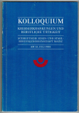 Kolloquium. Krebserkrankungen und berufliche Tätigkeit.
