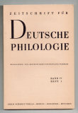Zeitschrift für deutsche Philologie.