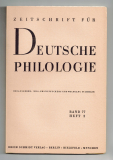 Zeitschrift für deutsche Philologie.