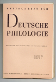 Zeitschrift für deutsche Philologie.