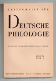 Zeitschrift für deutsche Philologie.