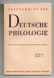 Zeitschrift für deutsche Philologie.