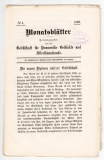 Monatsblätter. Hrsg. von der Gesellschaft für Pommersche Geschichte und Alterthumskunde.