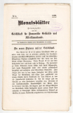 Monatsblätter. Hrsg. von der Gesellschaft für Pommersche Geschichte und Alterthumskunde.