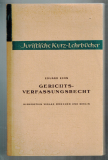 Gerichtsverfassungsrecht.