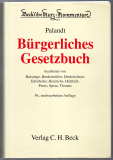 Palandt Bürgerliches Gesetzbuch