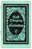 Die Bedeutung der physiologischen Wirkungen des Kalkes in der Pflanze.