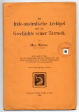 Der Indo-australische Archipel und die Geschichte seiner Tierwelt.
