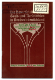 Die Bewirtschaftung der Geest- und Marschböden in Nordwestdeutschland.
